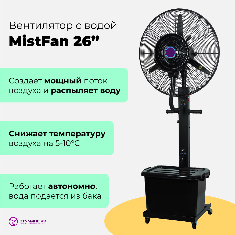 вентилятор с водой MistFan